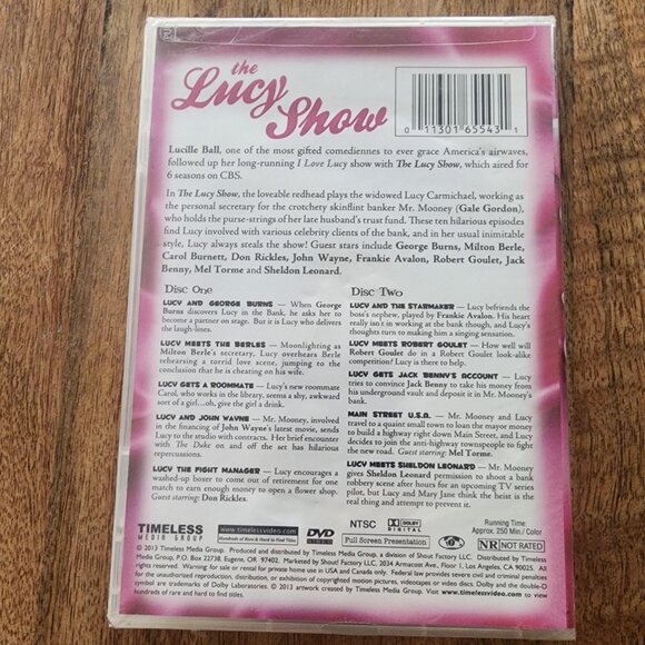 The Lucy Show 2-Disc DVD Set NTSC Classic TV Comedy Timeless Media Group Set - Picture 3 of 3